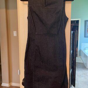 Banan Republic Black Denim Dress new!